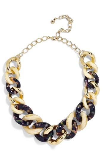 Women's Baublebar Fabia Mixed Media Link Necklace