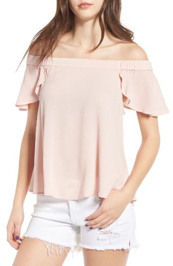 Women's Bp. Off The Shoulder Top, Size - Pink