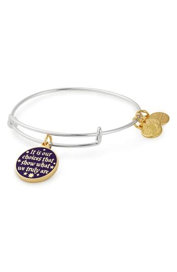 Women's Alex And Ani Harry Potter(tm) It Is Our Choices Adjustable Charm Bracelet
