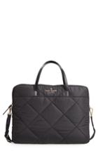 Kate Spade New York Quilted Nylon Universal Laptop Commuter Bag - Black