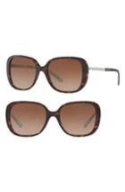 Women's Tiffany & Co. 54mm Gradient Sunglasses - Dark Havana