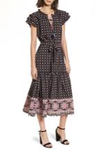 Women's Misa Los Angeles Nika Midi Dress - Black