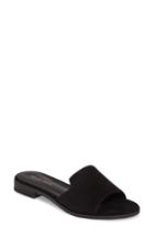 Women's Pelle Moda Hailey Slide Sandal .5 M - Black