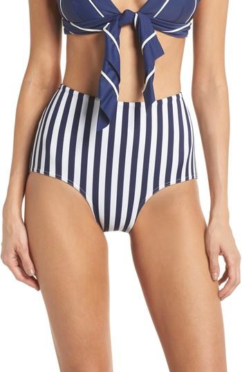 Women's Rye Momo High Waist Bikini Bottoms - Blue