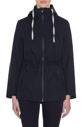 Women's Laundry By Shelli Segal Hooded Active Jacket - Black