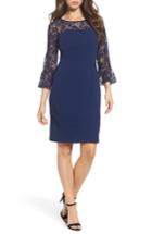 Women's Adrianna Papell Lace & Crepe Dress