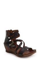 Women's Miz Mooz 'shay' Wedge Sandal Eu - Black