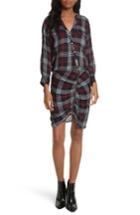 Women's Veronica Beard Emory Ruched Cargo Shirtdress