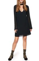 Women's Sanctuary Choker Long Sleeve Shift Dress