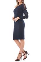 Women's Carmen Marc Valvo Infusion One-shoulder Sheath Dress