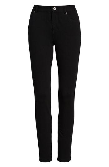Women's Vince Camuto Skinny Ponte Pants /0 - Black