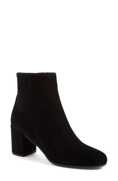 Women's Vince 'blakely' Block Heel Bootie M - Black