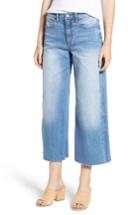Women's Sp Black Crop Wide Leg Jeans - Blue