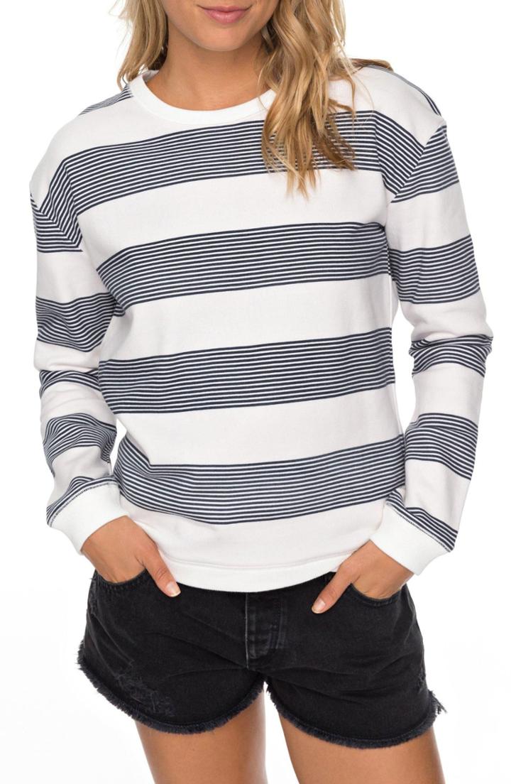 Women's Vince Camuto Woven Cuff Popcorn Knit Top - Blue