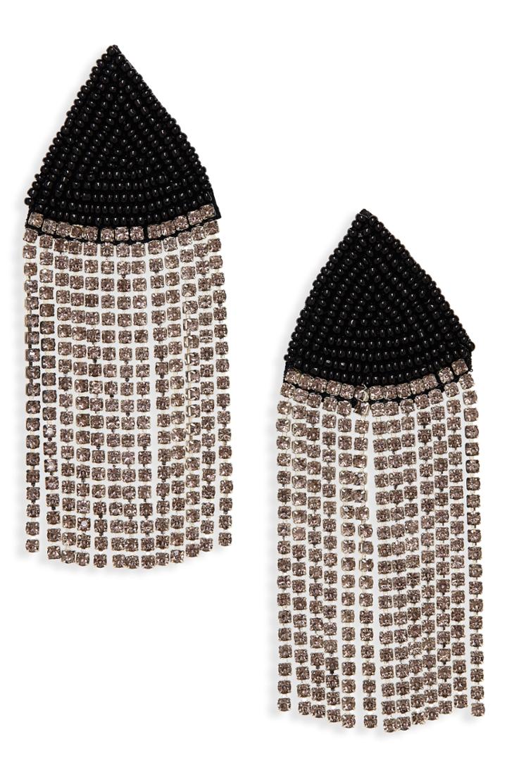 Women's Area Stars Laurent Crystal Fringe Earrings (nordstrom Exclusive)