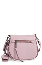 Marc Jacobs Small Recruit Nomad Pebbled Leather Crossbody Bag - Purple