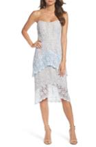 Women's Cooper St Taha Tiered Lace Midi Dress - Blue