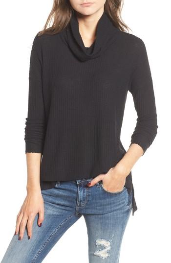 Women's Bp. Funnel Neck Tunic, Size - Black