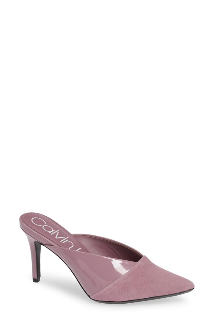 Women's Calvin Klein Gosha Mule .5 M - Purple