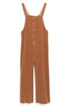 Women's Madewell Texture & Thread Velour Corduroy Overalls - Beige