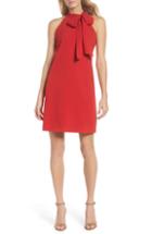 Women's Vince Camuto Halter Tie Neck A-line Dress - Red