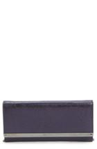Jimmy Choo 'milla' Etched Metallic Spazzolato Leather Flap Clutch -