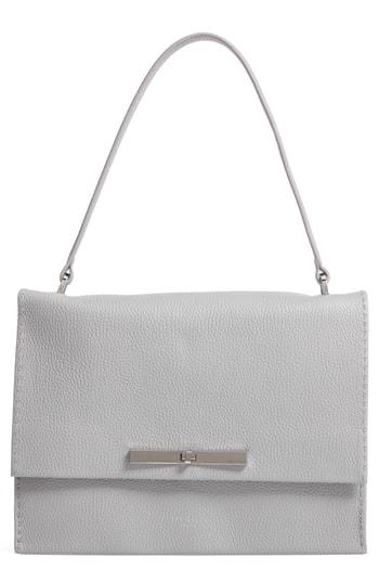 Ted Baker London Jessi Leather Shoulder Bag - Grey