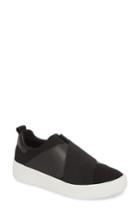 Women's Donald Pliner Coley Platform Slip-on Sneaker .5 M - Black