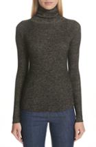 Women's Ulla Johnson Mars Metallic Cashmere Blend Turtleneck Sweater - Black