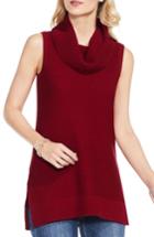 Women's Two By Vince Camuto Sleeveless Cowl Neck Sweater - Red