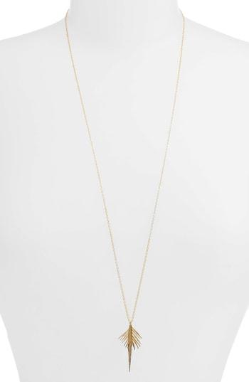 Women's Gorjana Palm Double Pendant Adjustable Necklace