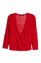 Petite Women's Nic+zoe Take Comfort Four-way Convertible Cardigan, Size P - Red