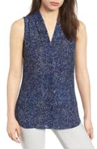 Women's Nic+zoe Dots Top - Blue