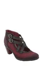 Women's Earth 'amber' Buckle Bootie .5 M - Red