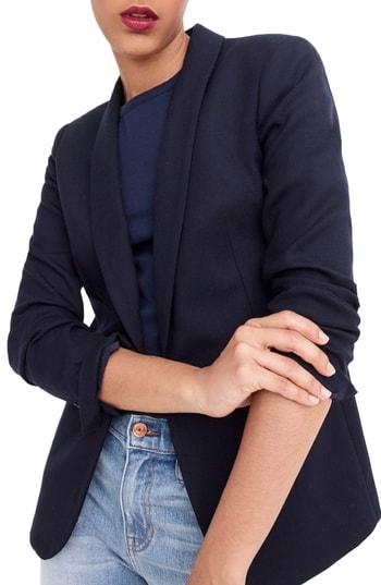 Women's J.crew Parke Blazer (similar To 22w) - Black