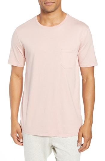 Men's Richer Poorer Crewneck Cotton T-shirt - Pink