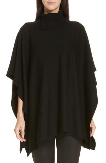 Women's Boss Leandra Poncho, Size - Black