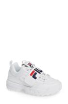Women's Fila Disruptor Ii Premium Applique Sneaker M - White