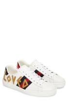 Men's Gucci New Ace Loved Sneaker .5us / 6.5uk - White