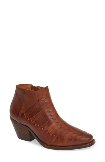 Women's Free People Emmett Western Bootie Us / 38eu - Brown