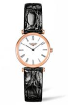 Women's Longines La Grande Classique De Longines Leather Strap Watch, 24mm