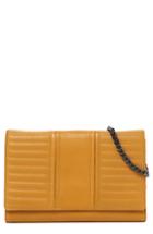 Women's Botkier Moto Leather Wallet On A Chain - Yellow
