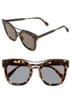 Women's Bottega Veneta 50mm Retro Sunglasses - Bronze/ Bronze/ Copper