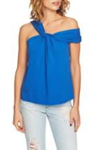 Women's 1.state Twist Front One-shoulder Top, Size - Blue