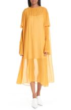 Women's Cienne The Costa Silk Dress - Orange