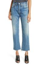 Women's Re/done High Waist Stove Pipe Jeans - Blue