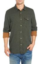 Men's Jeremiah Chase Melange Sport Shirt, Size - Green