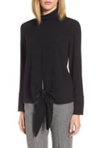 Women's Emerson Rose Turtleneck Tie Blouse - Black