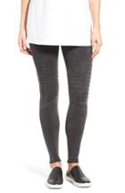 Women's Nordstrom Moto Washed Cotton Blend Leggings