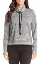 Women's Karen Kane Funnel Neck Sweatshirt - Grey